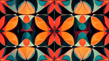 Fototapeta premium Abstract repeating seamless geometric pattern. Geometric Patterns. Illustration