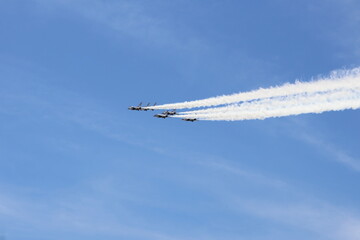 F 16 fighter jet airplane in flight at Rickenbacker International Airport is a civil-military public airport south of downtown Columbus