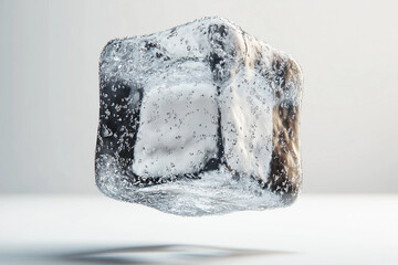 Abstract 3d object, generative AI picture