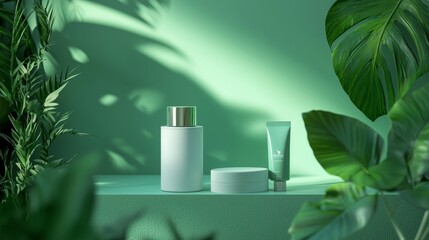 Stylish green home decor with natural light