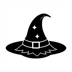  hat silhouette white background