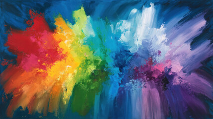 Vibrant Color Explosion Abstract Background