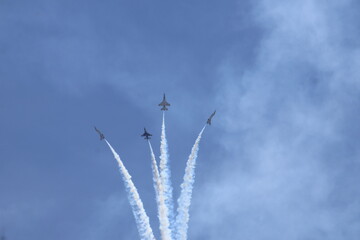 F 16 fighter jet airplane in flight at Rickenbacker International Airport is a civil-military public airport south of downtown Columbus