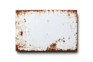 Rusty white metal texture with corrosion and weathering details
