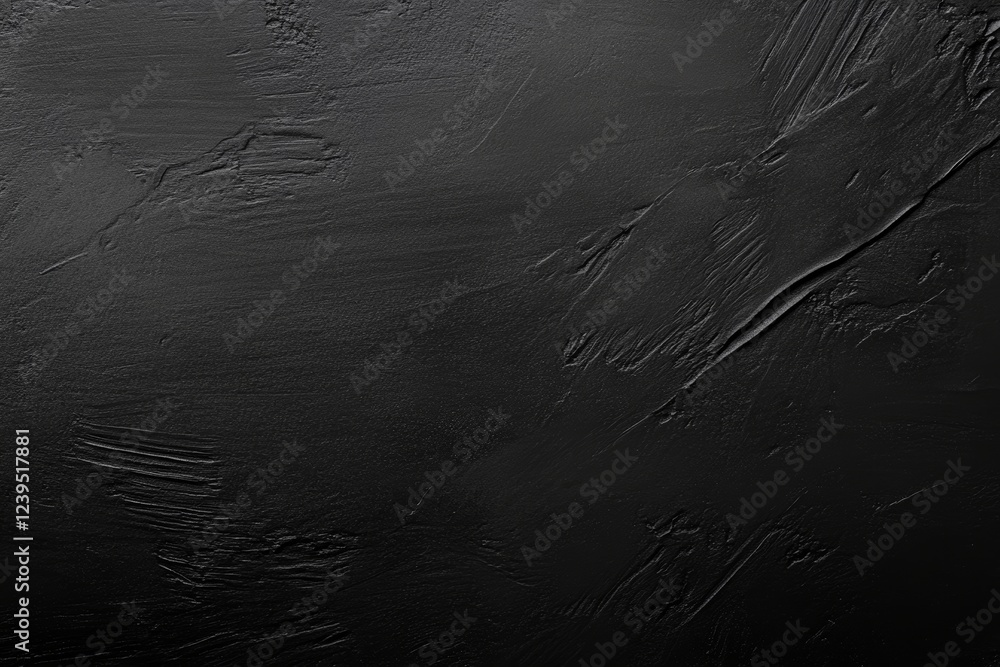 Poster textured black surface with subtle brush strokes and rough patterns