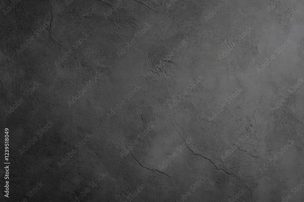 Poster textured dark gray concrete wall surface with cracks and subtle patterns