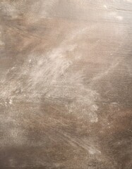 Naklejka premium Flour scattered on dark kitchen table creating beautiful pattern