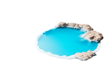 Lagoon isolated 