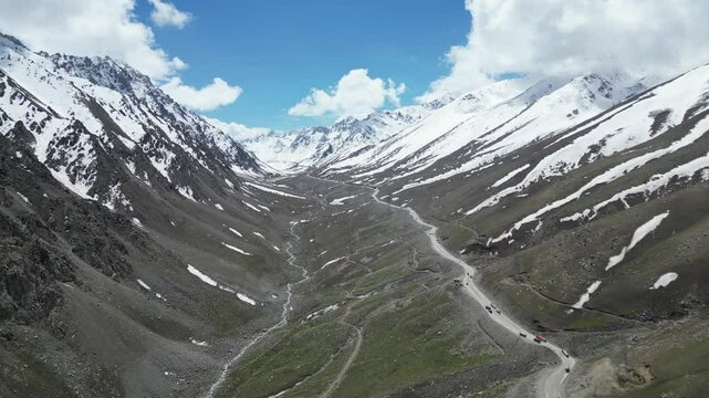 Salang pass one of dangerous Highway of Afghanistan