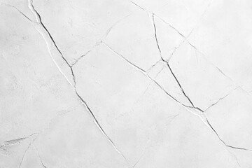 Obraz premium White cracked textured marble surface with detailed lines