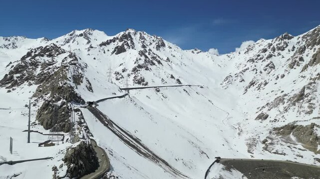 Salang pass one of dangerous Highway of Afghanistan