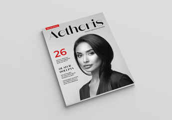 Fashion Magazine Cover Mockup