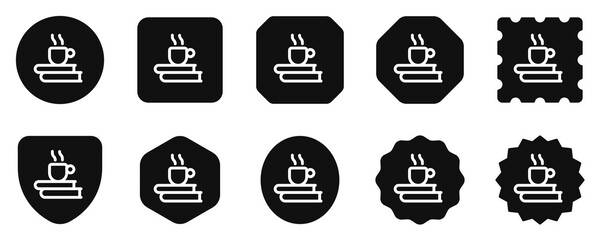 Editable coffee break, cup, books vector icon. Remote work, job, profession, freelance. Part of a big icon set family. Perfect for web and app interfaces, presentations, infographics, etc