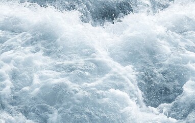 Obraz premium Whitewater rapids close-up, nature background, texture