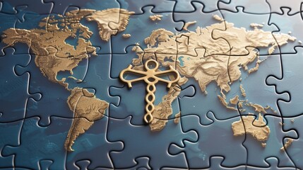world map puzzle