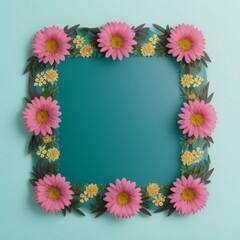Fototapeta premium Floral Frame