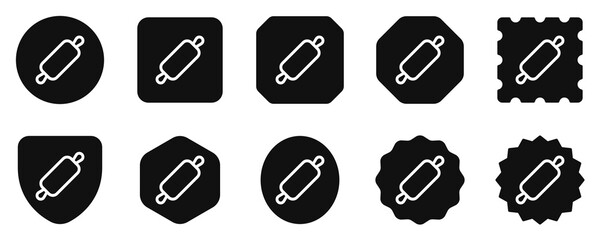 Editable rolling pin vector icon. Bakery, cooking, appliances,  kitchenware, food. Part of a big icon set family. Perfect for web and app interfaces, presentations, infographics, etc