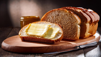 bread with butter for breakfast