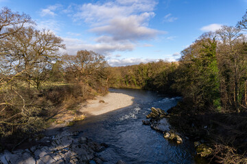 The River Lune at Kirby Lonsdale in Cumbria, UK