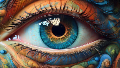 eye texture blue brown green