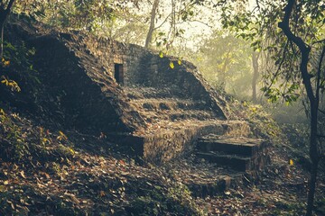 Ruins of old hillfort.