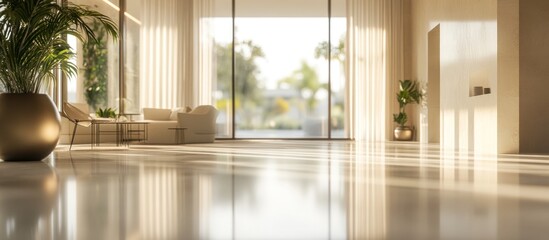 Sunlit Modern Living Room Interior Design