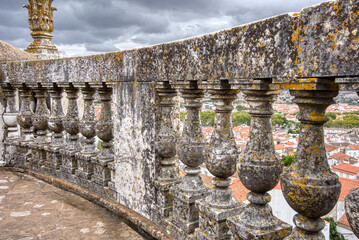 Old Weathered Granite Balustrade