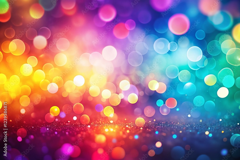 Poster abstract colorful gradient bokeh background for screensaver