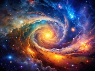 Abstract Cosmic Nebula Galaxy Background - Stellar Dust and Space Clouds
