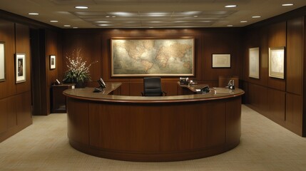 A corporate communication desk featuring leadership messaging strategies, internal team collaboration tools, and digital PR documents.