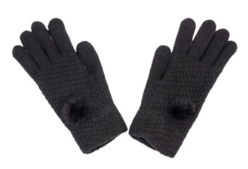 Winter gloves close up