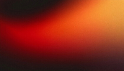 Dark red orange black abstract grainy background glowing vibrant color gradient shape noise texture poster header banner cover design