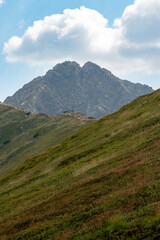 Mountain peaks of the Tatra Mountains