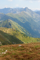 Mountain peaks of the Tatra Mountains