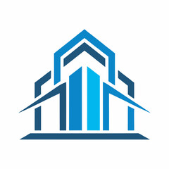 Modern Architecture Firm Logo: Clean, Simple, Professional Design. Ideal for branding and marketing 