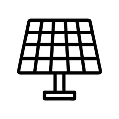Clean Energy Icon: Rectangular Solar Panel for Sustainable Designs sun eco power green symbol nature