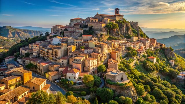 Breathtaking Forza D'Agro Hilltop Town with Panoramic View