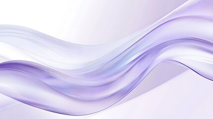 Obraz premium Abstract Lavender and White Wave Pattern