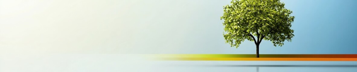 Obraz premium A colorful vision of sustainable progress.