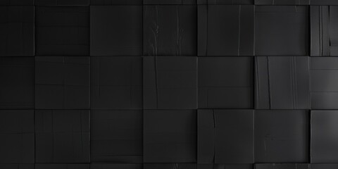 A pure black canvas with subtle, minimalist grid layouts, Open and orderly design