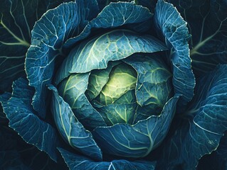 Fototapeta premium head of cabbage
