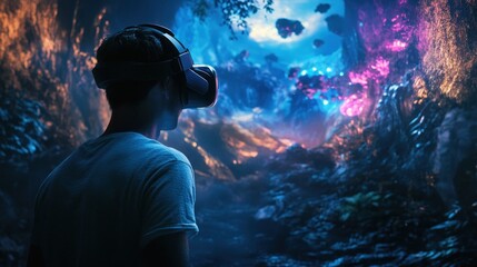 Exploring Mystical Worlds Through Virtual Reality Headset Experience Immersion