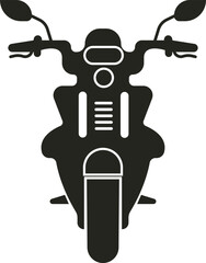 A sleek motorbike vector featuring sharp lines, dynamic curves, and a sporty design. Perfect for racing themes, speed concepts, or urban riding illustrations.