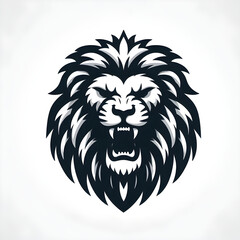 Obraz premium Jungle Overlord: Tribal Lion Face