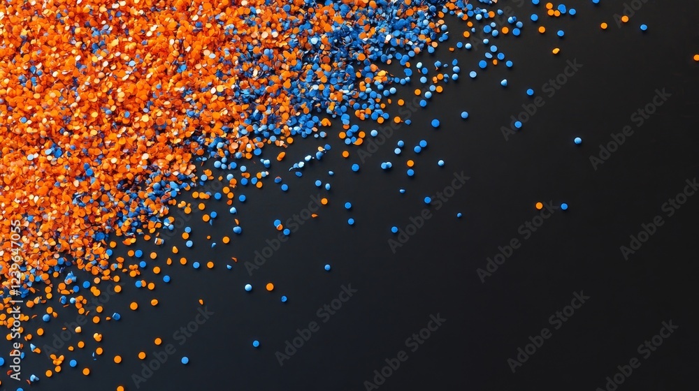 Poster a 3d simulation illustrating how abstract cells are infected and their atomic structure is dismantle