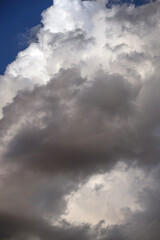 Sky replacement golden sunset clouds blue