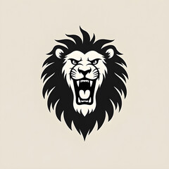 Obraz premium Majestic Beast: Tribal Animal Logo