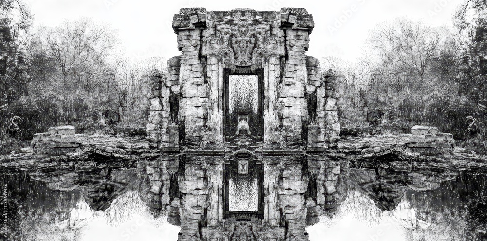 Poster transparent overlay of a digital pixel glitch abstract error background, showing a damaged texture a