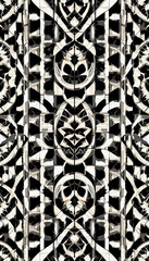 Oriental pattern. Oil painting. Pattern for printing on wall decorations, covers, leaflets, business cards