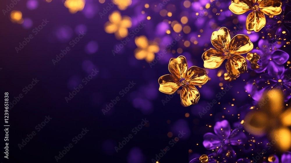 Poster a detailed 3d rendering of polio virus particles, aglow in yellow with subtle surface characteristic